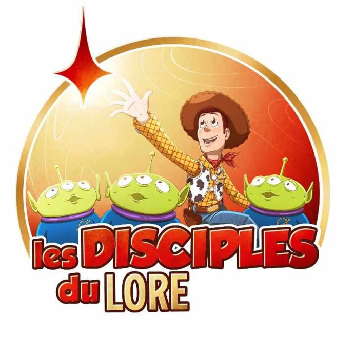 Logo de l'équipe belge, Les Disciples du Lore sur le jeu Disney Lorcana.