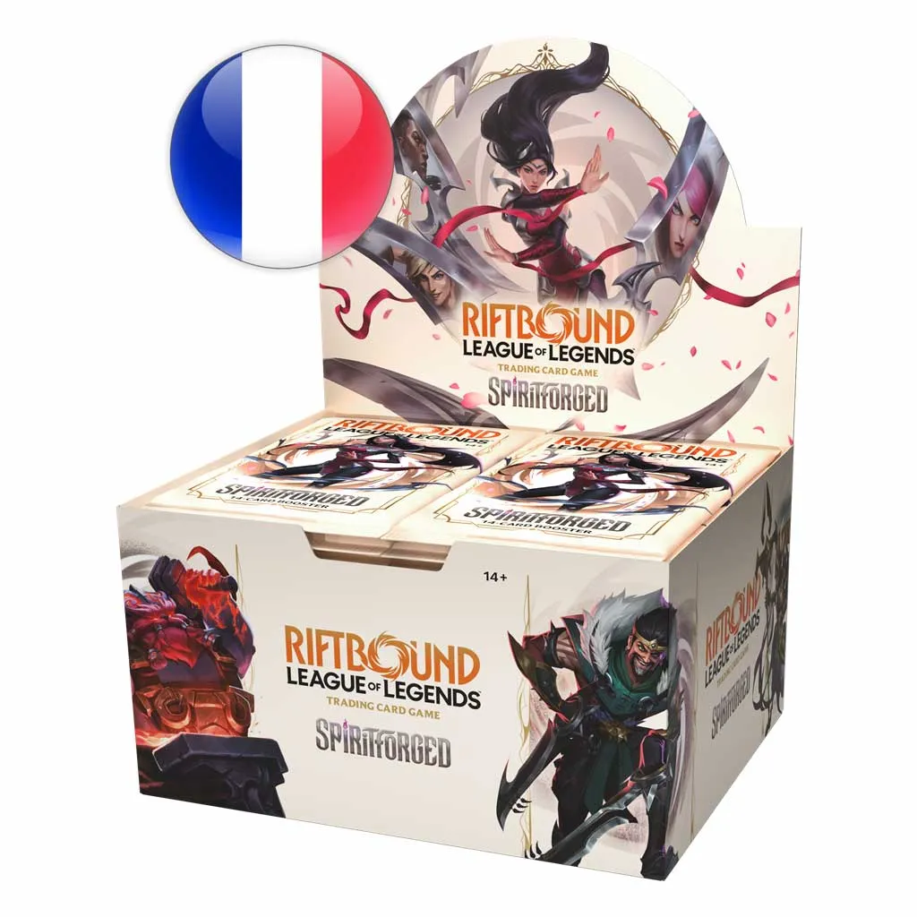 Riftbound: League of Legends TCG - Display de boosters Riftbound Esprits Forgés (24 Boosters) - FR