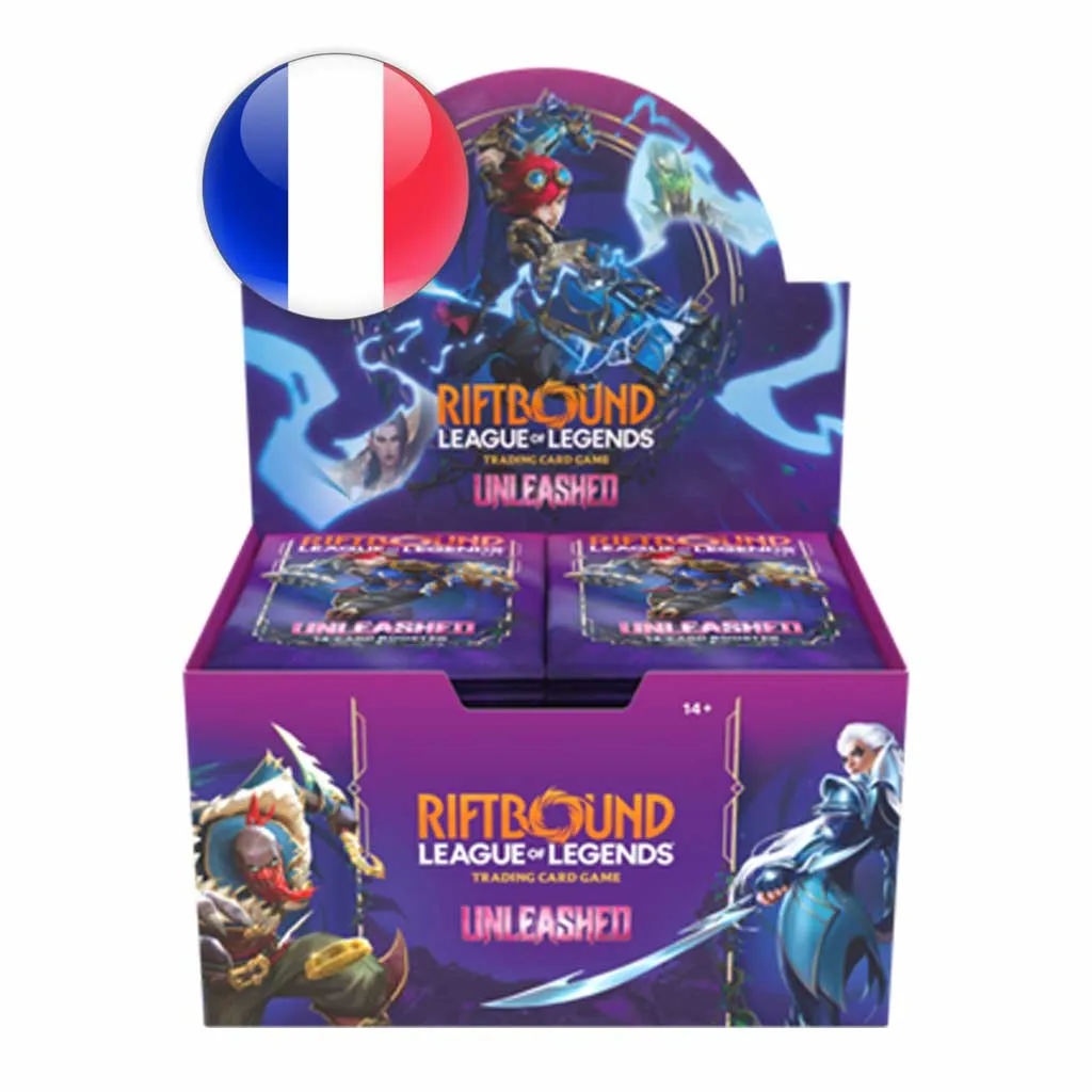 Riftbound: League of Legends TCG - Display de boosters Riftbound Déchainés (24 Boosters) - FR