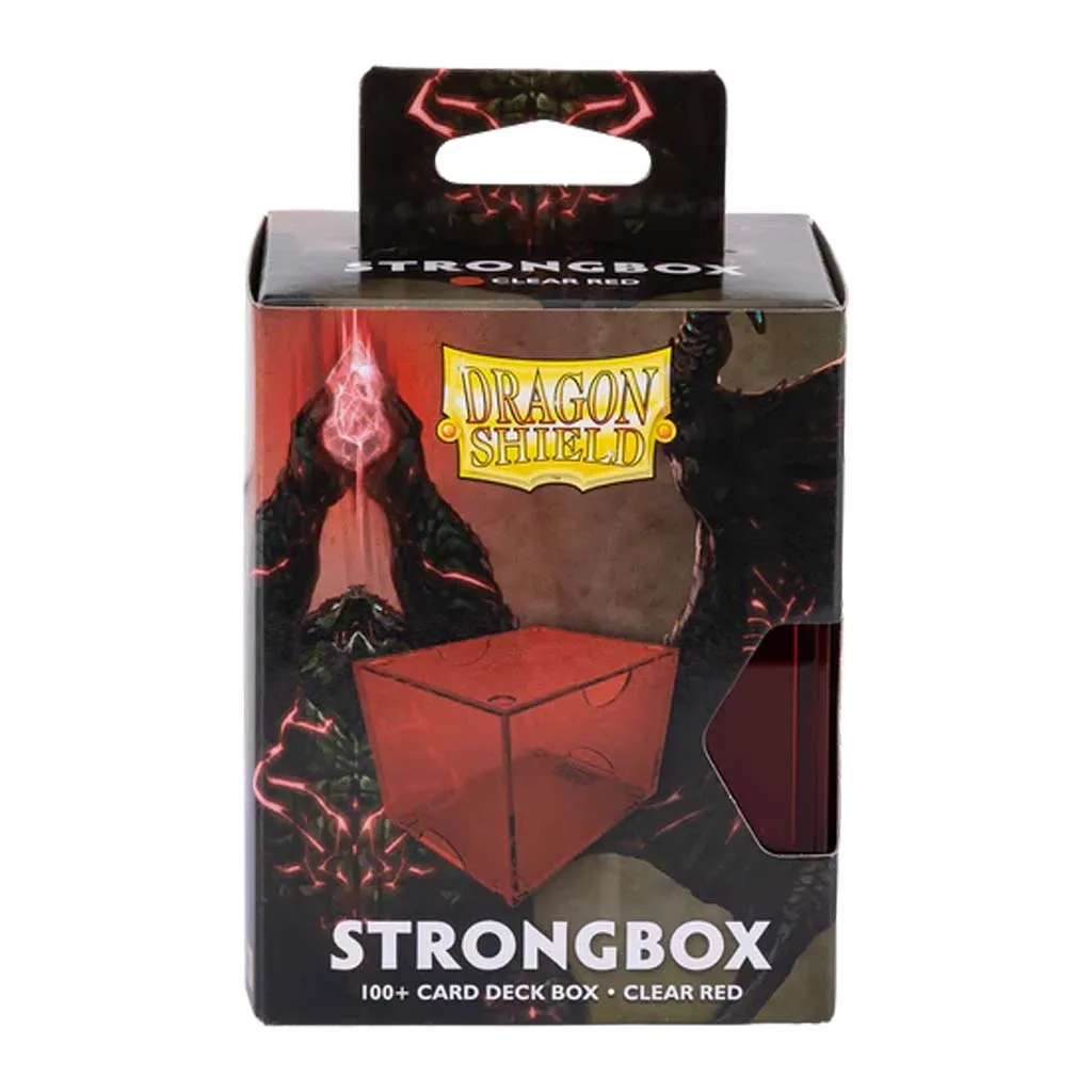 Dragon Shield Strongbox Box - Clear Red