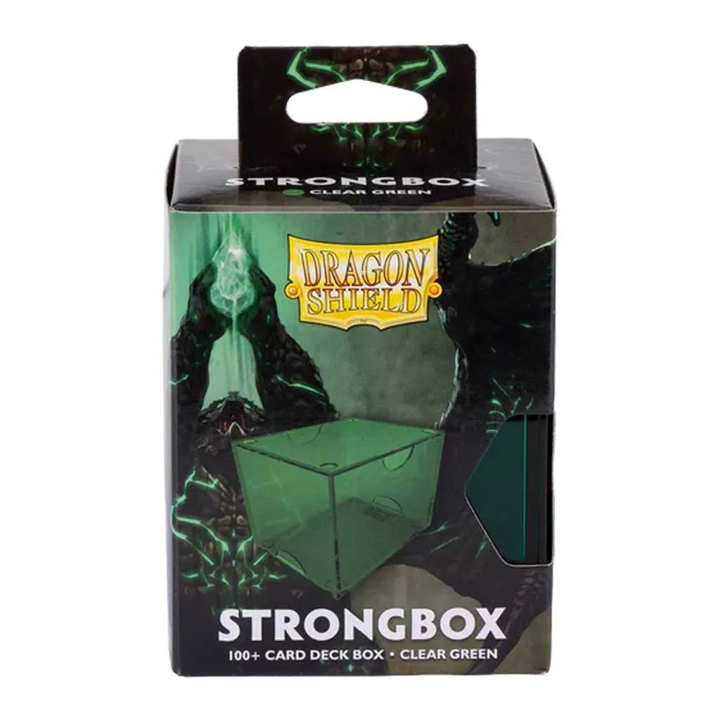 Dragon Shield Strongbox Box - Clear Green