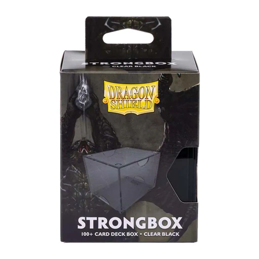 Dragon Shield Strongbox Box - Clear Black
