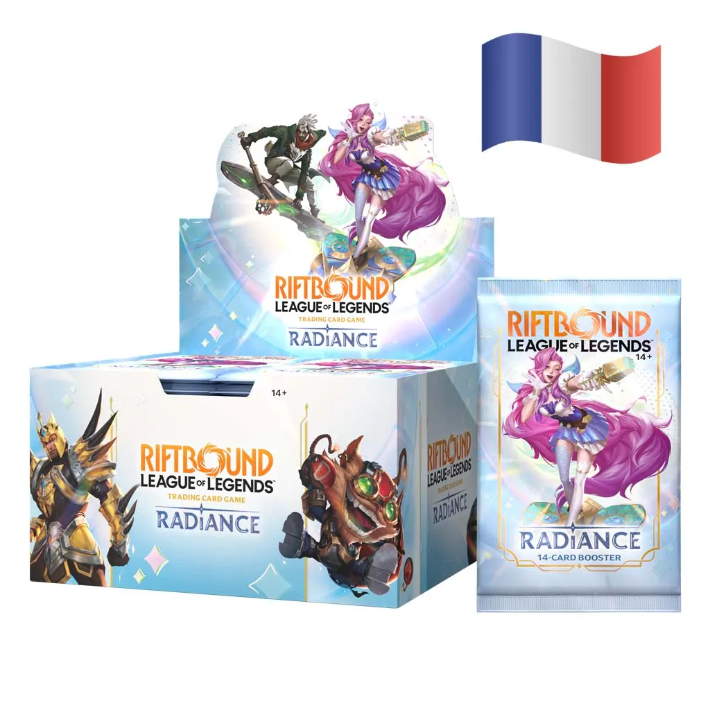Riftbound: League of Legends TCG - Radiance Booster Display (24 Boosters) - FR