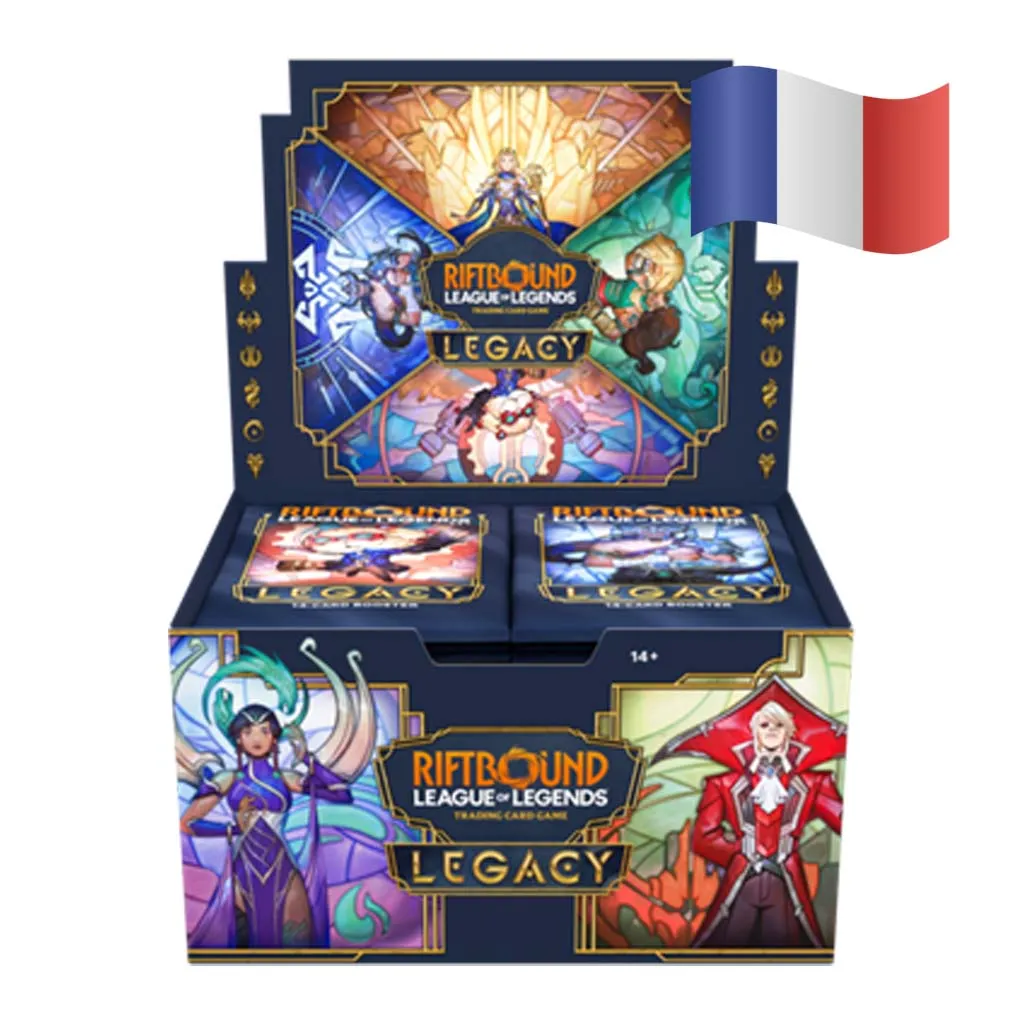Riftbound - League of Legends TCG - Legacy Booster Display (24 Boosters) – FR