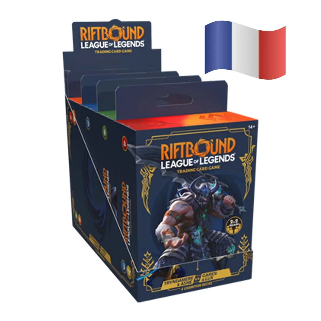 Riftbound - League of Legends TCG - Legacy - Pack 4 Decks - FR